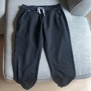 Figs joggers black size small worn 3 times